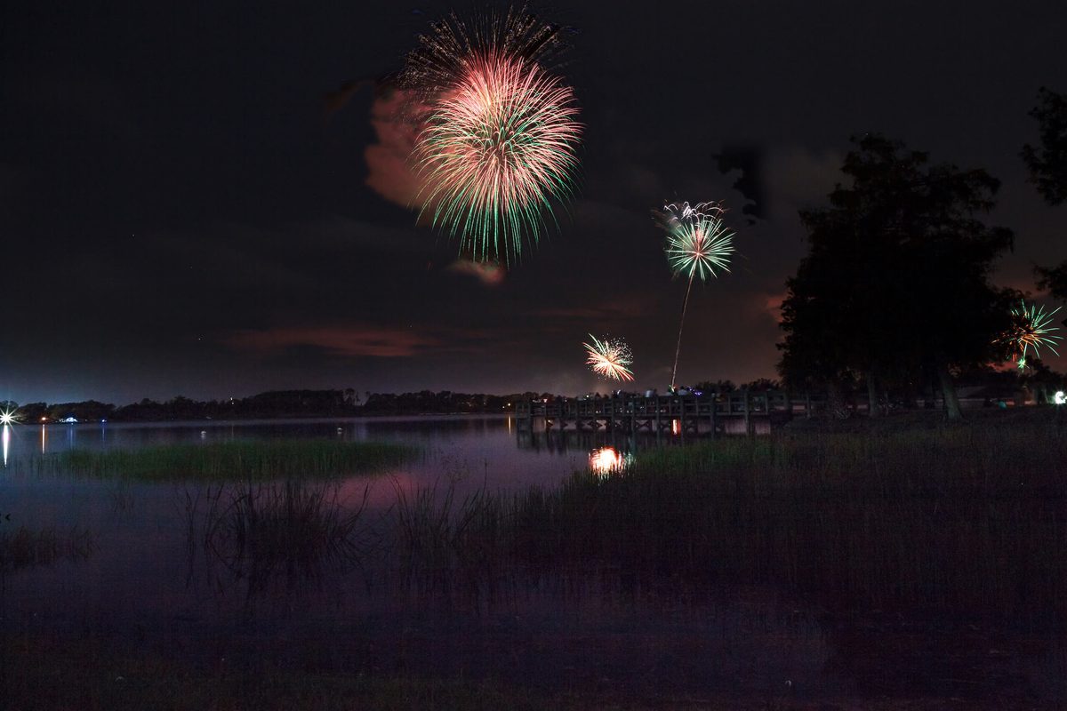 Naples 4th july fireworks