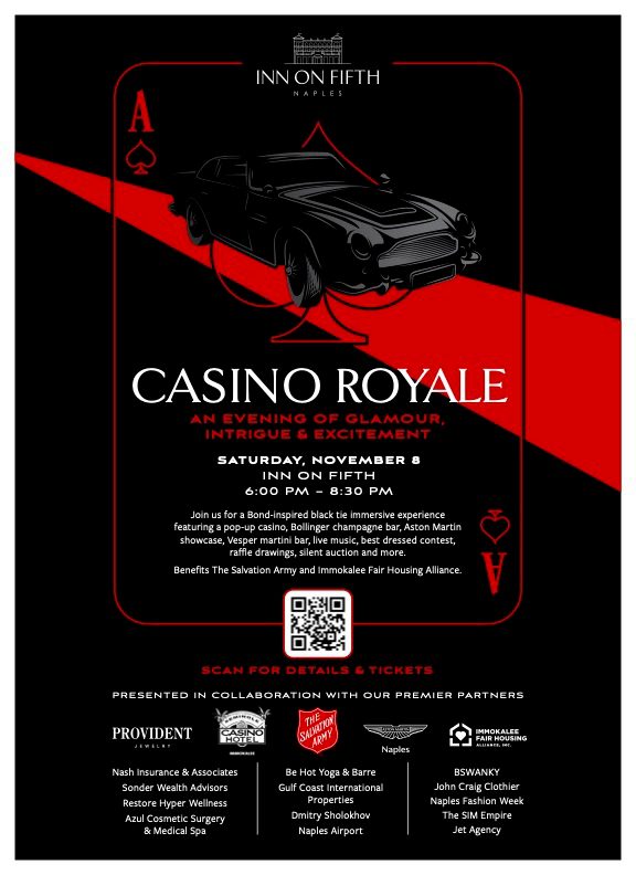IOF Flyer Casino Royale 1025 8 5x11 Print New