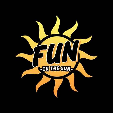 Fun in the sun square logo