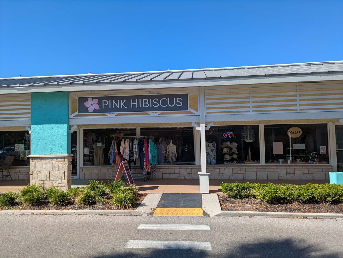 Pink hibiscus marco island