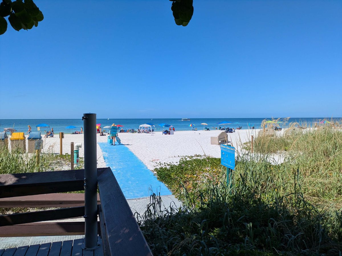 South marco beach handicap beach map ramp